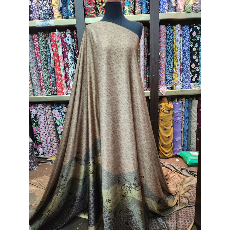 ARMANI SILK MOTIF ETNIK/BABAN KAIN ARMANI SILK PRINT ETNIK