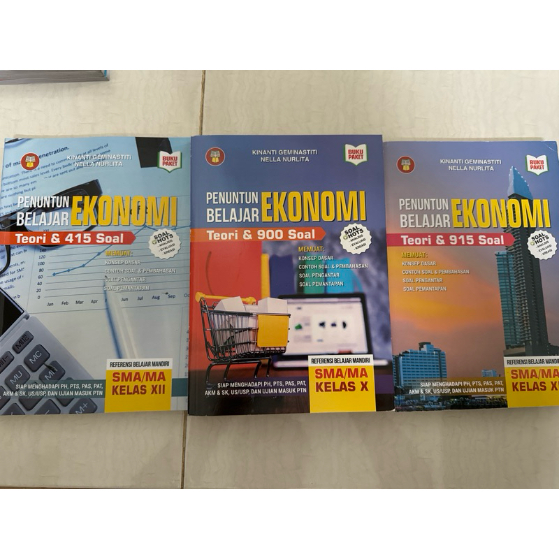

BUKU PENUNTUN BELAJAR EKONOMI KELAS 10-12