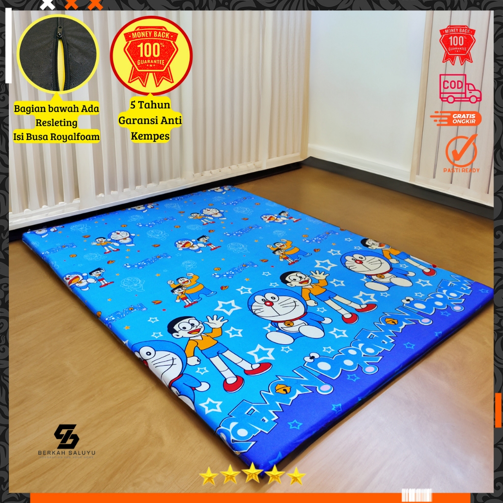 Kasur Busa Motif Karakter Tebal & Empuk Busa ROYALFOAM Karpet Import
