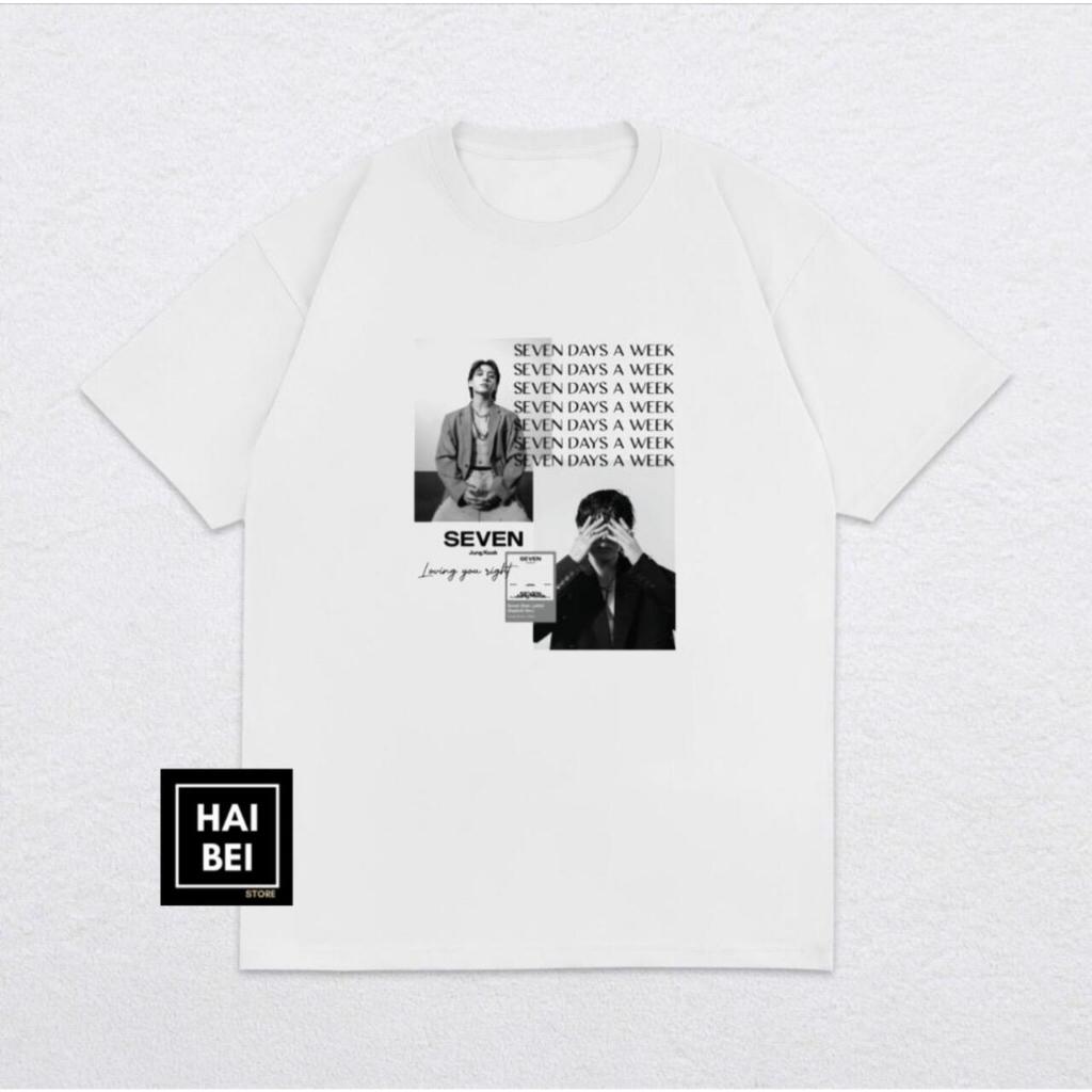 Kaos Distro Kpop BTS Jungkook Seven Aesthetic