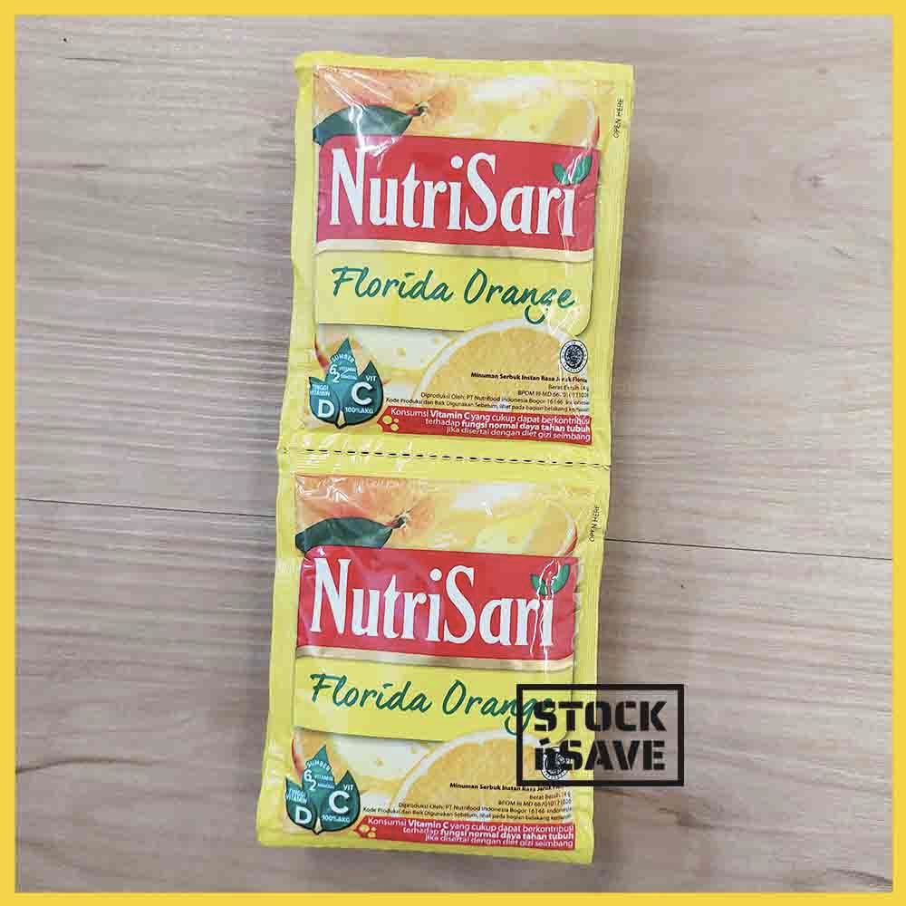 

Nutrisari Florida Orange 1 renceng isi 10 sachets Minuman Serbuk Jeruk