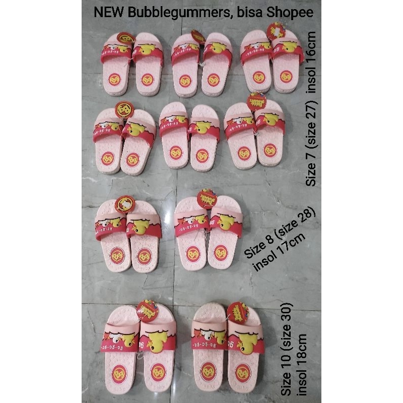 Obral Cuci Gudang Display Sandal bubblegummer anak
