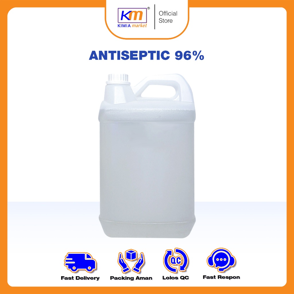 Antiseptic 96% / alcohol 96% -5 LITER - Non Food grade.