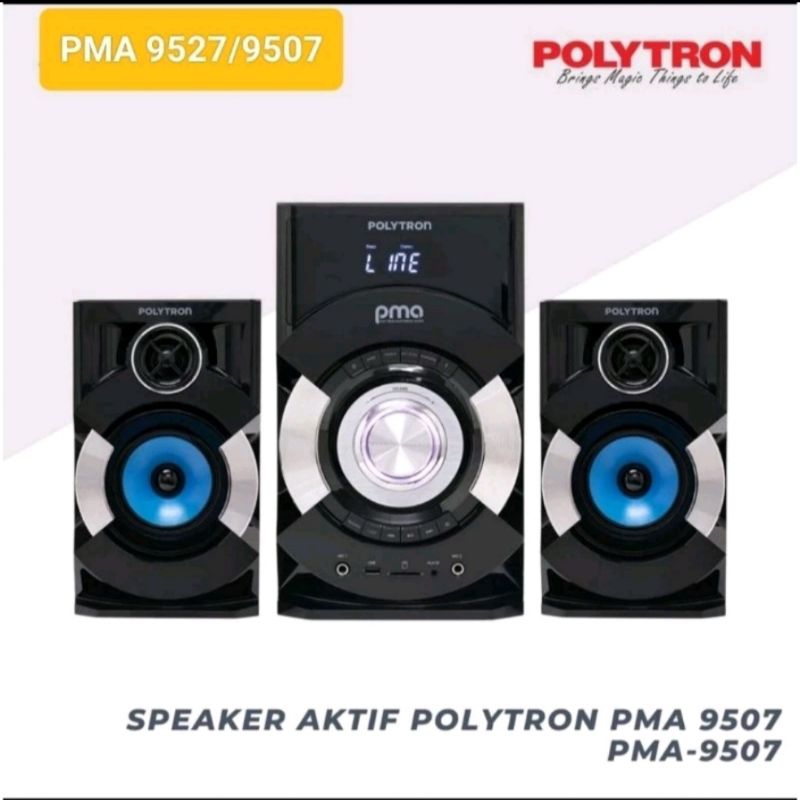 Polytron Speaker PMA 9527 Bluetooth Karaoke
