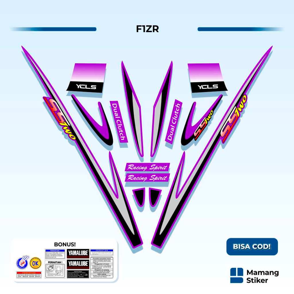 Striping Yamaha F1ZR Variasi (13) FIZ R FIZR Original 1997 1998 1999 2000 2001 2002 2003 2004 Ardath