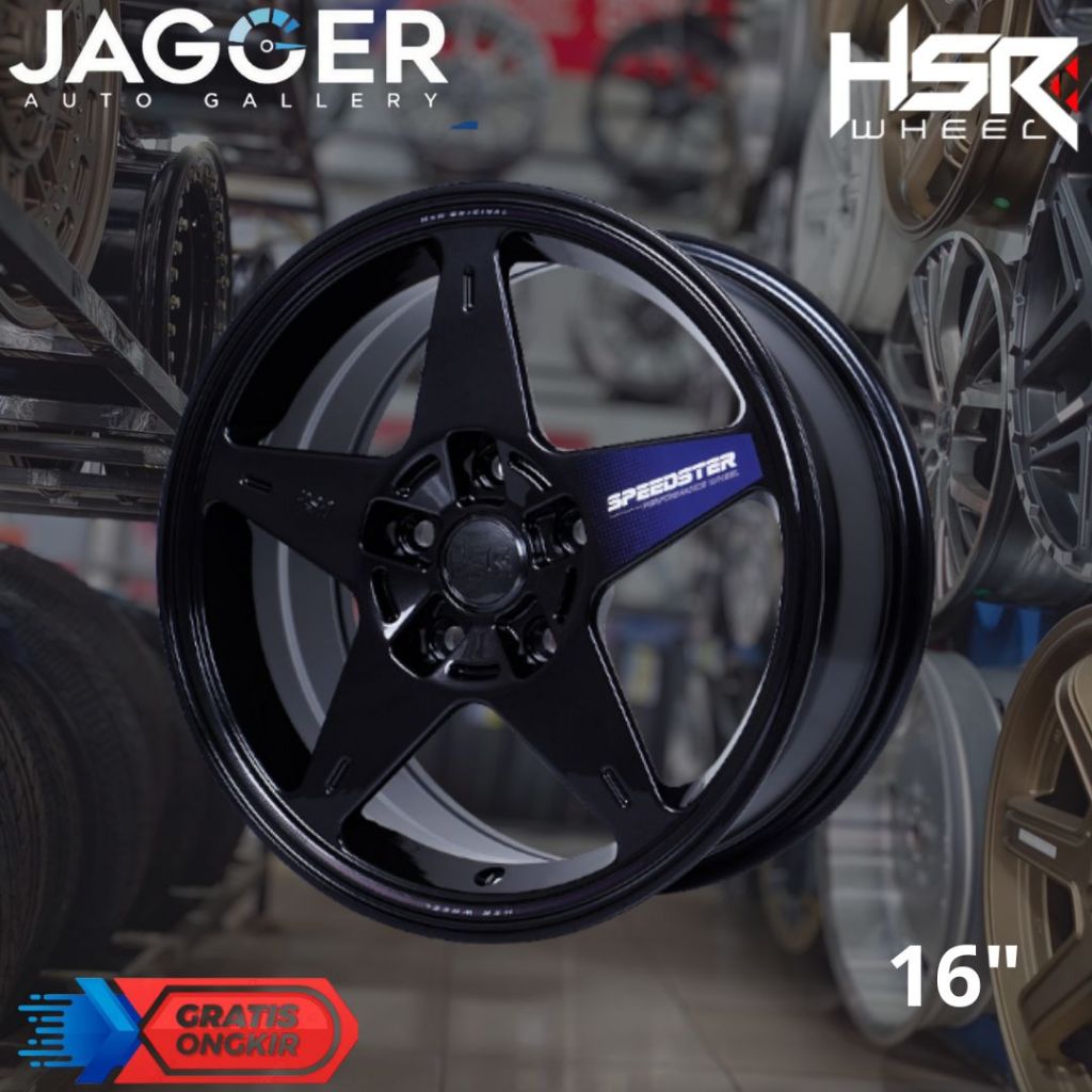 velg mobil rush, terios, innova, xpander, brv ring 16 HSR SPEEDSTER