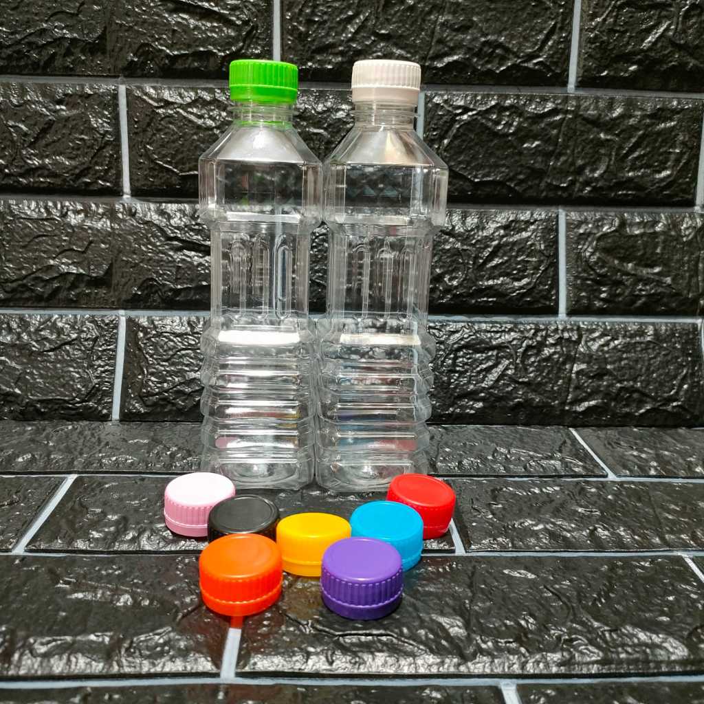 Botol Plastik kotak 500 ml / Botol Minyak 500 ml Per Ball