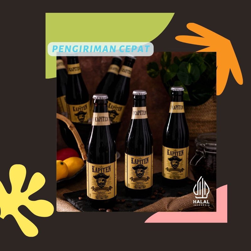 

Kapiten Coffeebeer BUNDLING 3 BOTOL | Kapiten Nusantara ISI 3 Botol | Kapiten Coffeebir Paket 3 Botol | Coffeebir | Coffeebeer Halal | Kopi Bir Halal | Coffeebear Kapiten