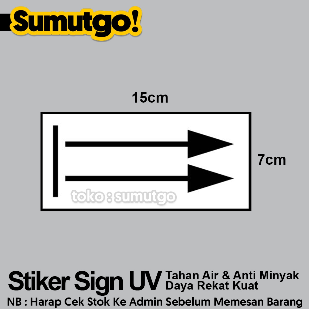 

Stiker Tutup Wadah Limbah Tanda Panah 15 x 7 cm / Waste Residual Sign / Sticker UV Tanda Label Awas Warning Sign Rambu K3 Safety Keselamatan Kerja Tahan Air Tahan Minyak