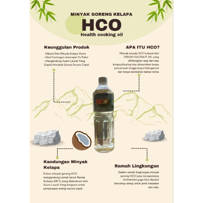 

COCOES COCONUT OIL 1LITER/MINYAK GORENG KELAPA HCO 1LITER