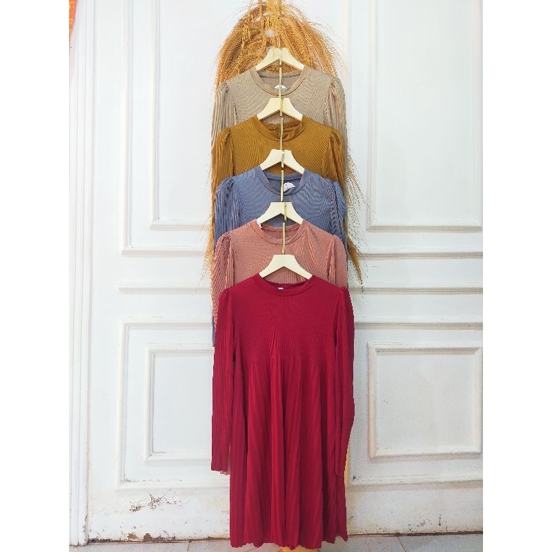 tunik plisket import