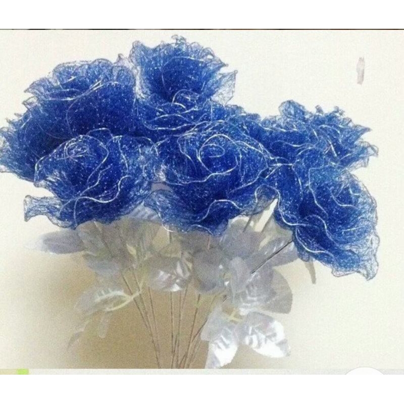 Kain Jala Glitter Kain Halus Motif Gliter Kain jala Bahan Bunga Stoking Kain Jala Aksesoris DIY