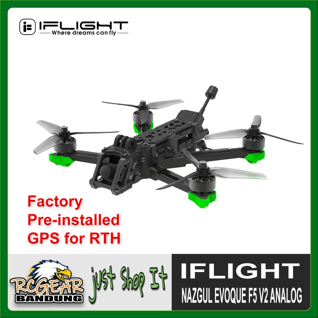 iFLIGHT Nazgul Evoque F5 F5X F5D V2 Analog 1.6W VTX 6S 5Inch FPV Drone