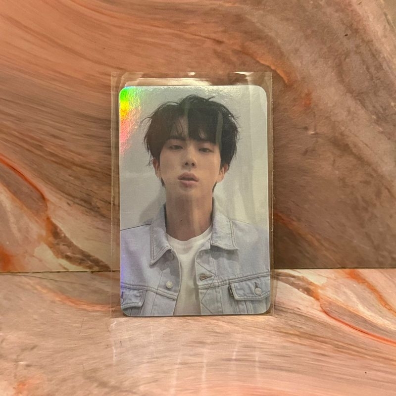 Shopee video BTS V Jin seokjin taehyung vinyl tear photocard official ready