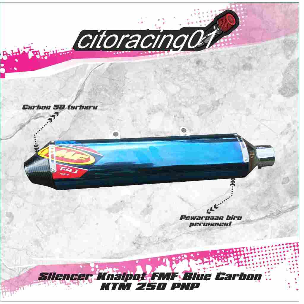 Silencer FMF Blue Carbon KTM 250 KTM 300 PNP