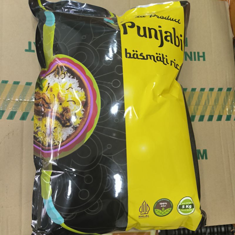 

Beras sella basmati merk punjabi sella 5 kg