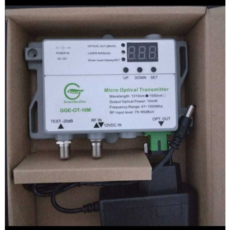 Optic Transmitter mini 1310nm 1010mW SCAPC transmiter FTTH