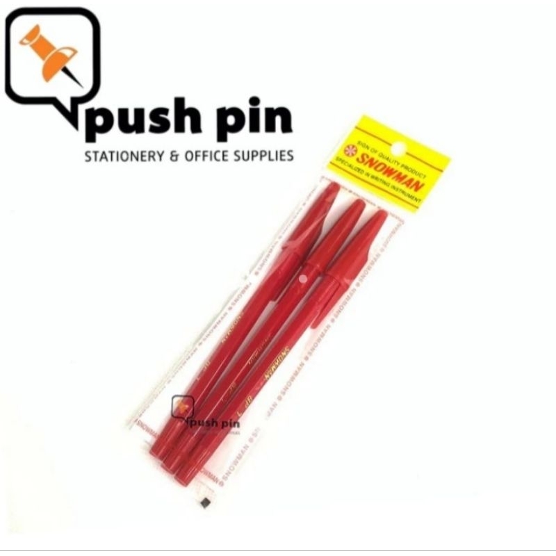 

Snowman BP-7 Merah Set 3'S