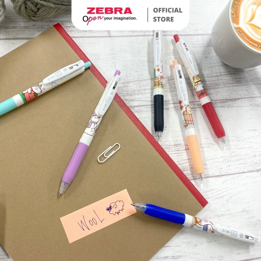 

Zebra Sarasa Pulpen Gel Winter Animal Series 0.5 mm - Limited Edition