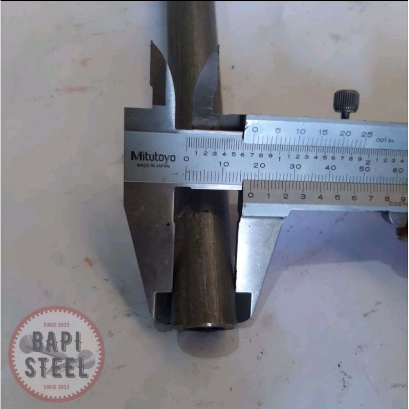 pipa besi seamless OD 18mm ID 12mm panjang 30cm