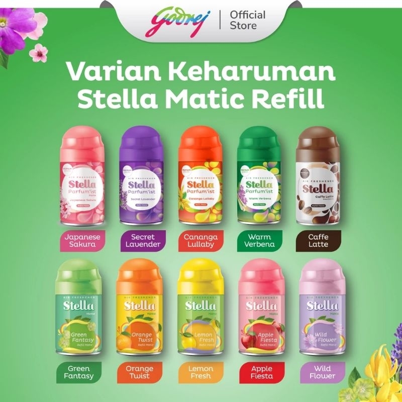 Refill pengharum ruangan Stella matic