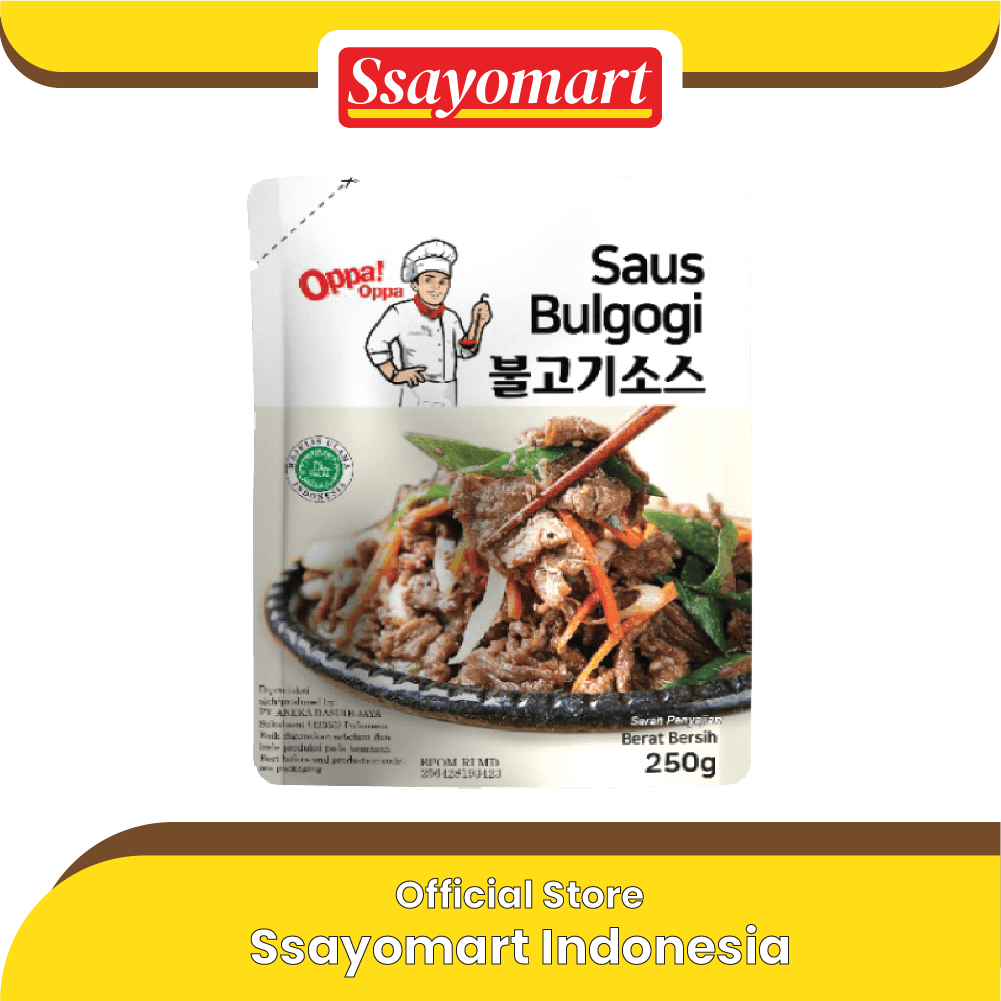 

Saus bulgogi korea 250gr / Sauce bulgogi saus daging BBQ STEAK