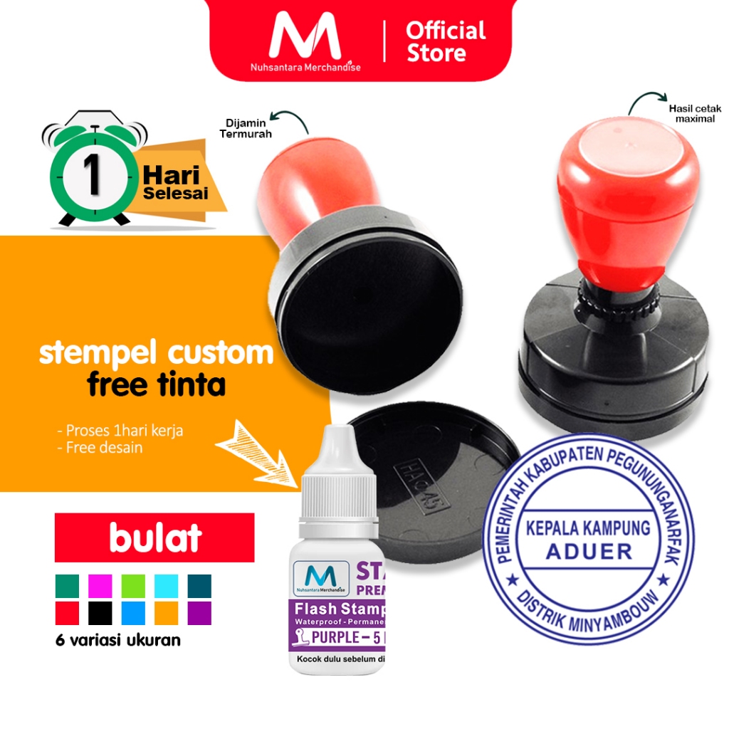 

[1HARI JADI] CETAK STEMPEL FLASH OTOMATIS CEPAT / CUSTOM STEMPEL PEMERINTAHAN PERUSAHAAN LOGO NAMA TANDA TANGAN LUNAS SEKOLAH TOKO LEGALISIR