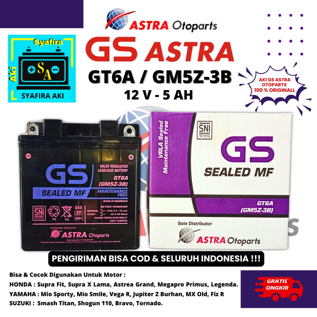 AKI MOTOR JUPITER MX LAMA,VEGA ZR, MIO SMILE, MEGAPRO PRIMUS GM5Z-3B/GT6A GS ASTRA MF