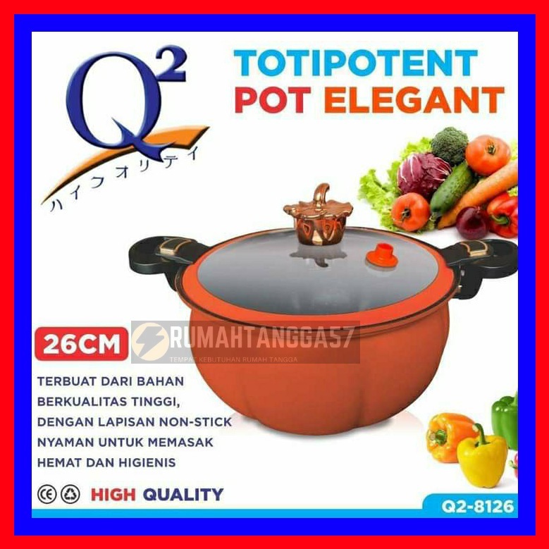 PRESTO Q2-8126 / PANCI PRESTO LABU 26CM Q2 8126 / TOTIPOTENT POT / PANCI PRESTO VIRAL / NON STICK
