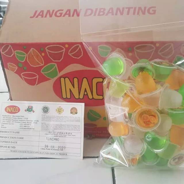 

TERMURAH JELLY INACO 500 gr ANEKA RASA CEMILAN AGAR AGAR