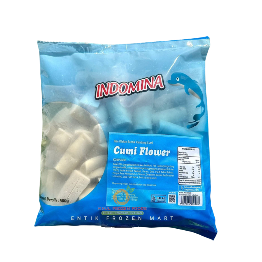 Indomina Cumi Flower 500Gr / Olahan ikan / Indo mina / cumiflower frozen / cumi frozen food / cumi f