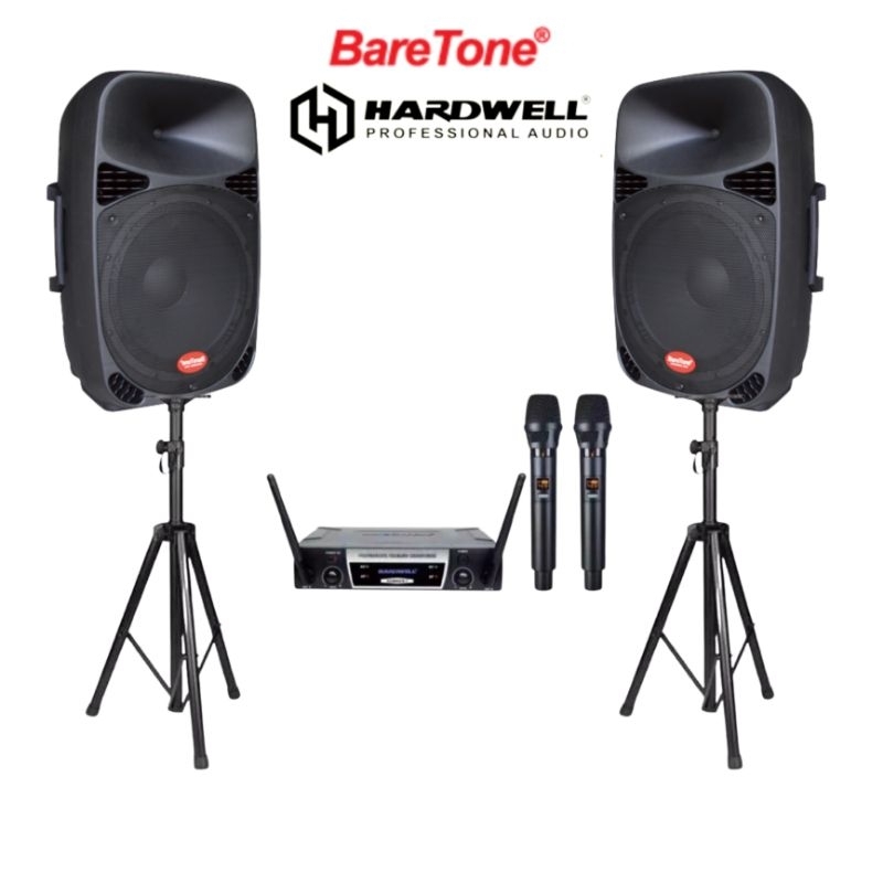 speaker karaoke baretone 15 inch sound system outdoor