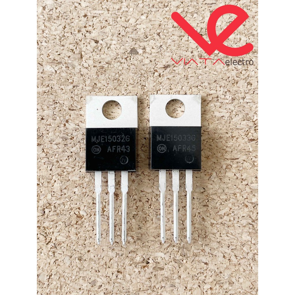 1 SET MJE15032 MJE15033 GRADE A MERK ON MJE15032G MJE15033G GRADE A ups