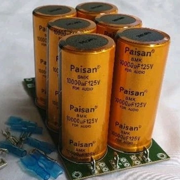 Kit PSU 6 Elco PAISAN 10000uf 125V ORIGINAL