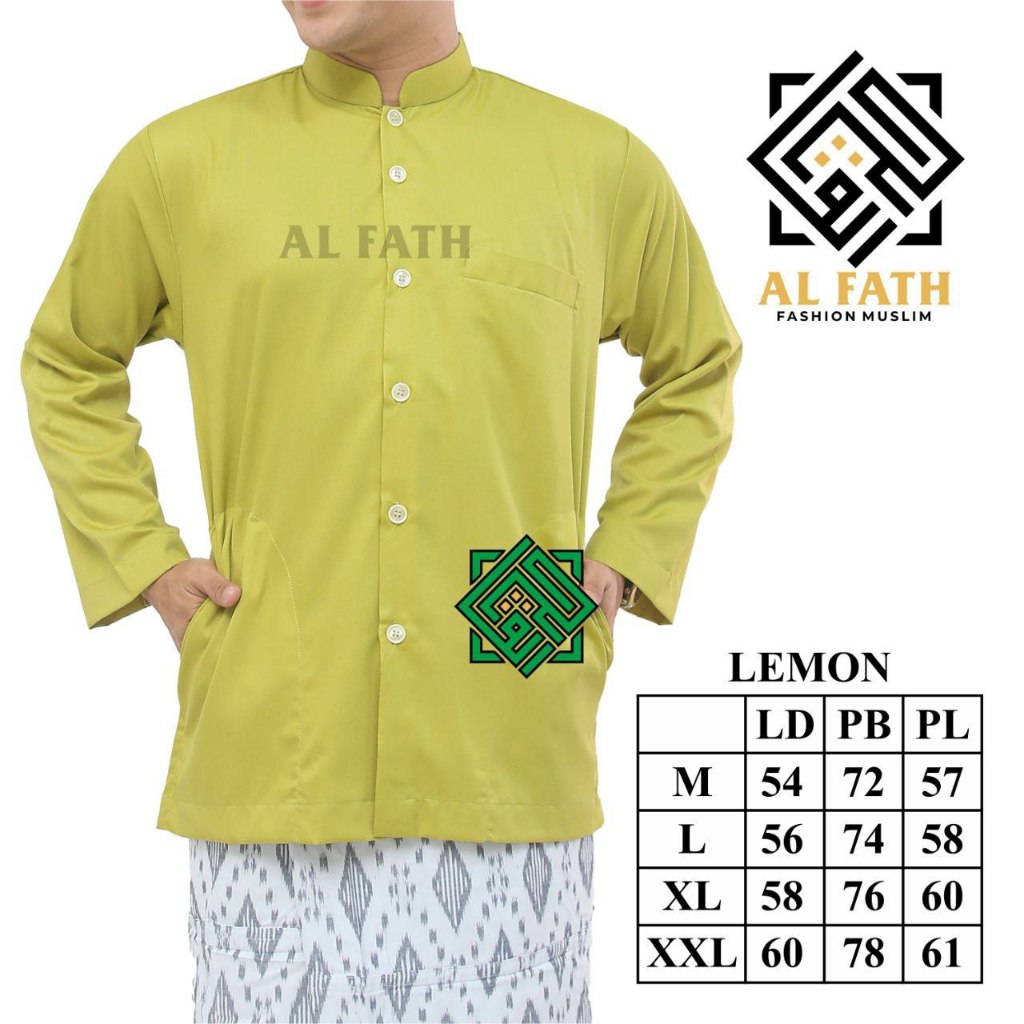 Baju Koko Haibah Saku Samping Jumbo | Koko Habib | Koko Haibah Jumbo