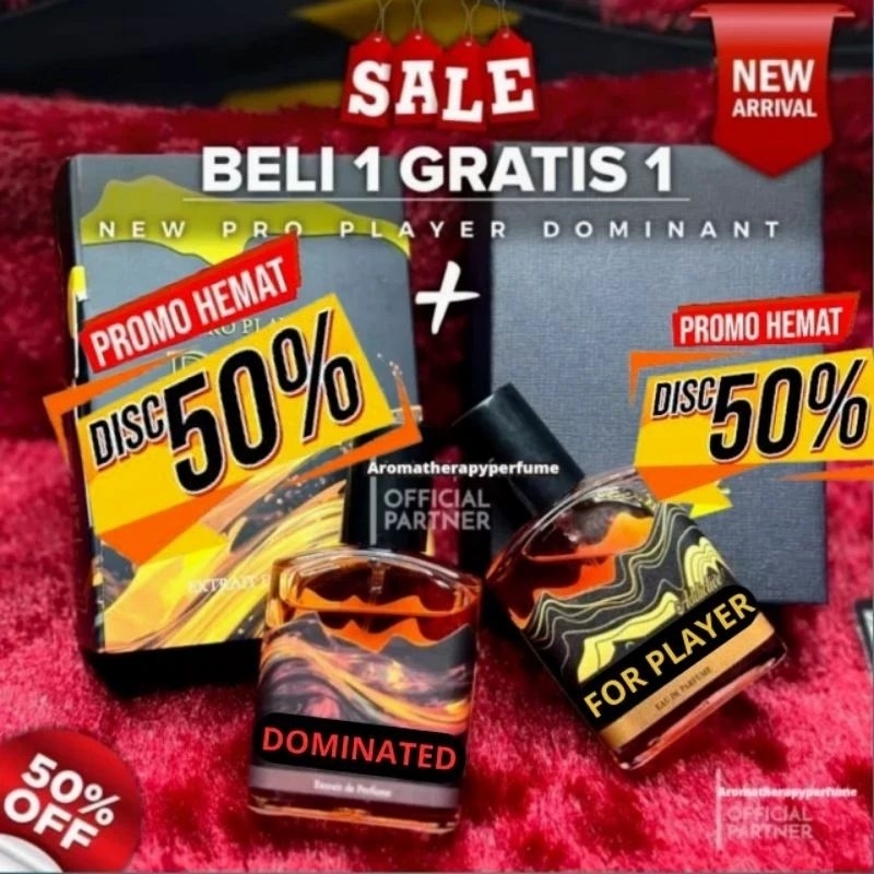 DISKON 50% BELI 1 DAPAT 2 PCS PARFUM SCENTPRO PREMIUM PARFUM DOMINANT PRO PLAYER WOMAN MAN PARFUME V