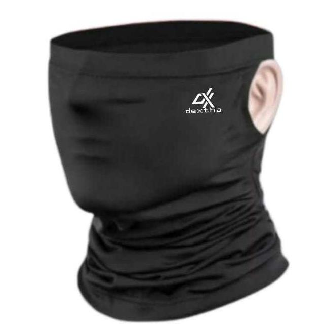 Masker buff hitam multifungsi masker olahraga masker motor
