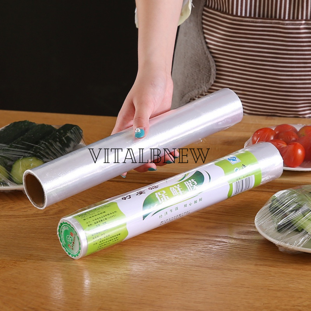 Wraping Plastik Food Wrap 30X20 Wrapping Roll Bening tutup Segel makan||plastik 30X20 wraping Roll