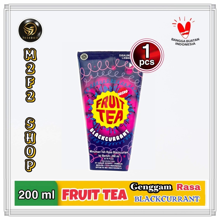 

Fruit Tea Genggam Blackcurrant - 200 ml (Kemasan Satuan)