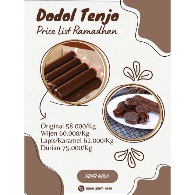 

(COD) Dodol Asli Tenjo Bogor 200-500 Gram