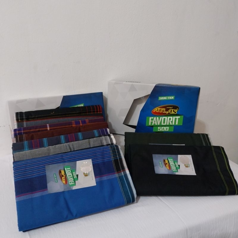 sarung atlas favorit / sarung atlas polos / sarung polos hitam / sarung polosan / sarung kotak kotak