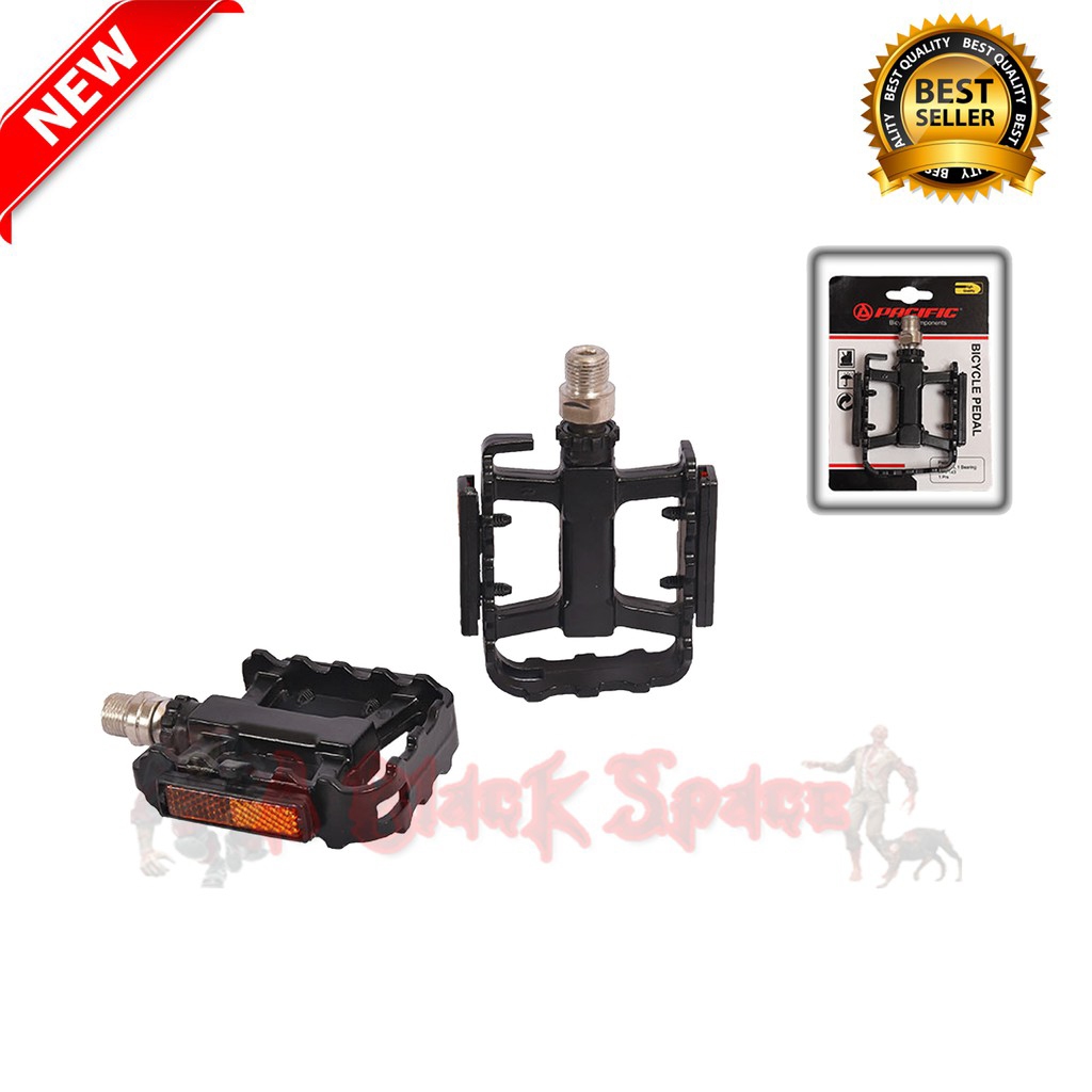 Pedal Alloy BEARING As Besar Merk Pacific SP-F443 Pedal alloy Sepeda MTB Lipat