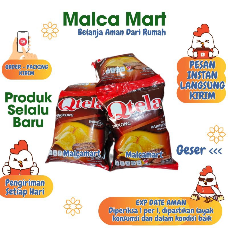 

Qtela Kripik Singkong 10 pcs @20 gram