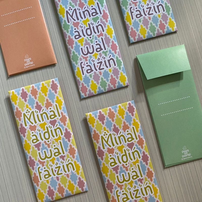 

READY STOCK Amplop Lebaran Amplop Uang Amplop Angpau by Partofparty KODE BIG 04 (1pack isi 12pcs)