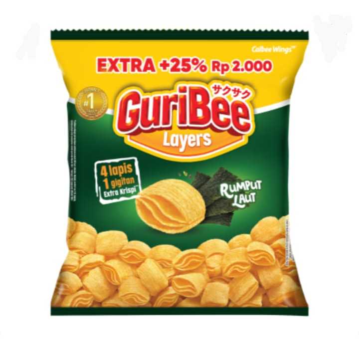 

GURIBEE LAYERS RASA RUMPUT LAUT / 1 RENCENG ISI 10 PCS