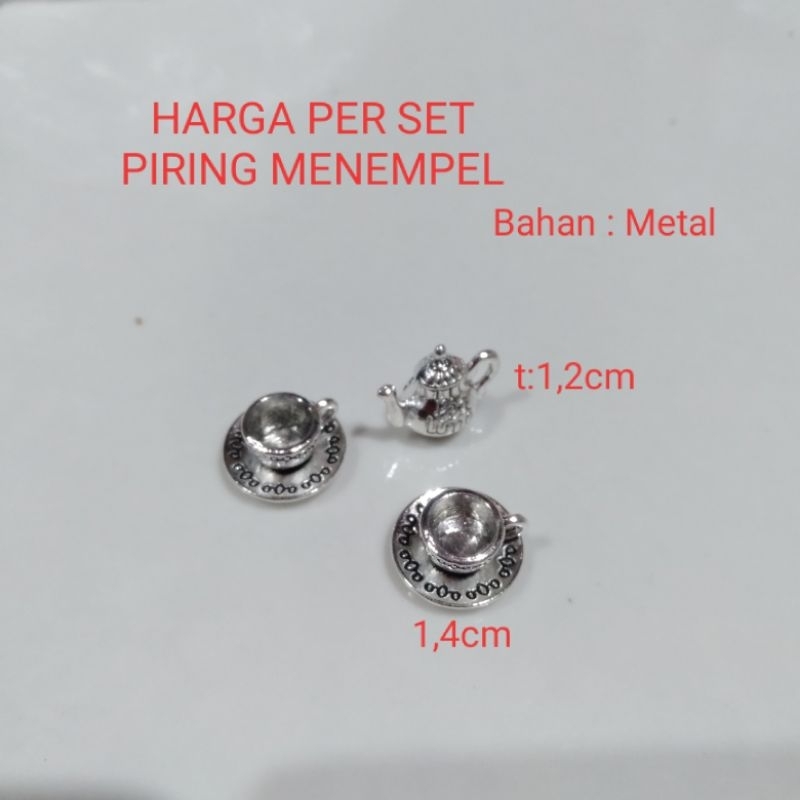 Miniatur Tea Set Mini 3pcs Miniatur Teko Set Mini