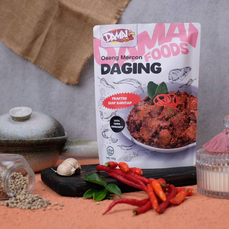 

Oseng Mercon Daging - Damai Foods