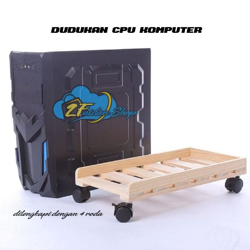 Dudukan cpu komputer / rak cpu / alas cpu sliding