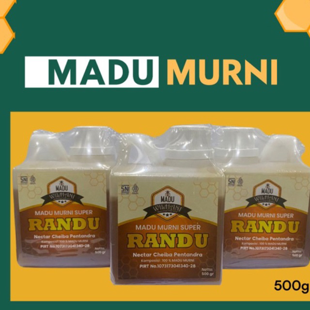 

Madu randu (madukapuk)(cheiba petandra) murni 100%