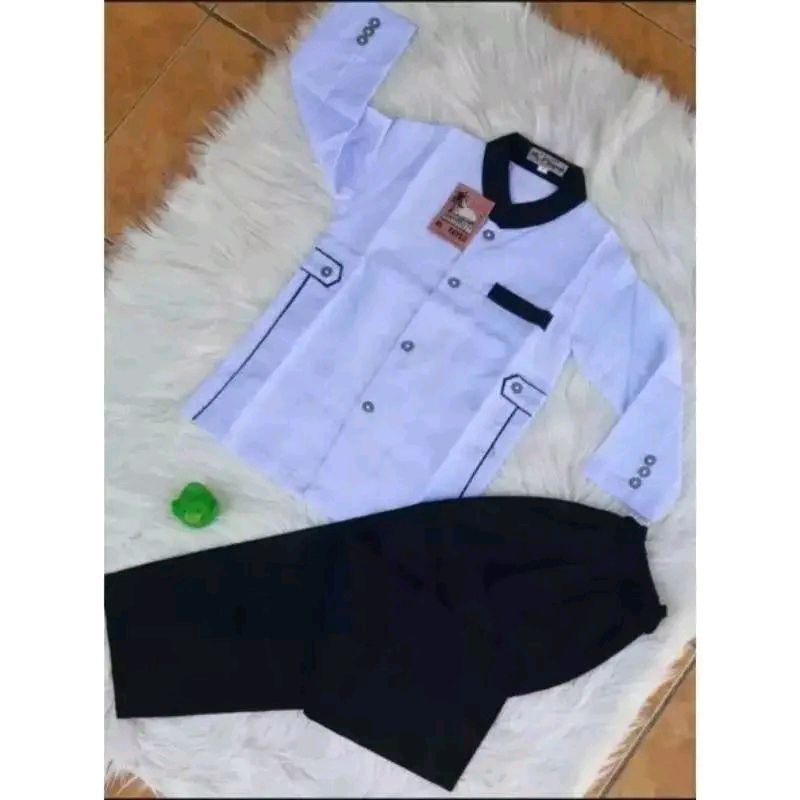 SETELAN baju ANAK laki laki  KOKO JASKO BAJU MUSLIM ANAK model JASKO